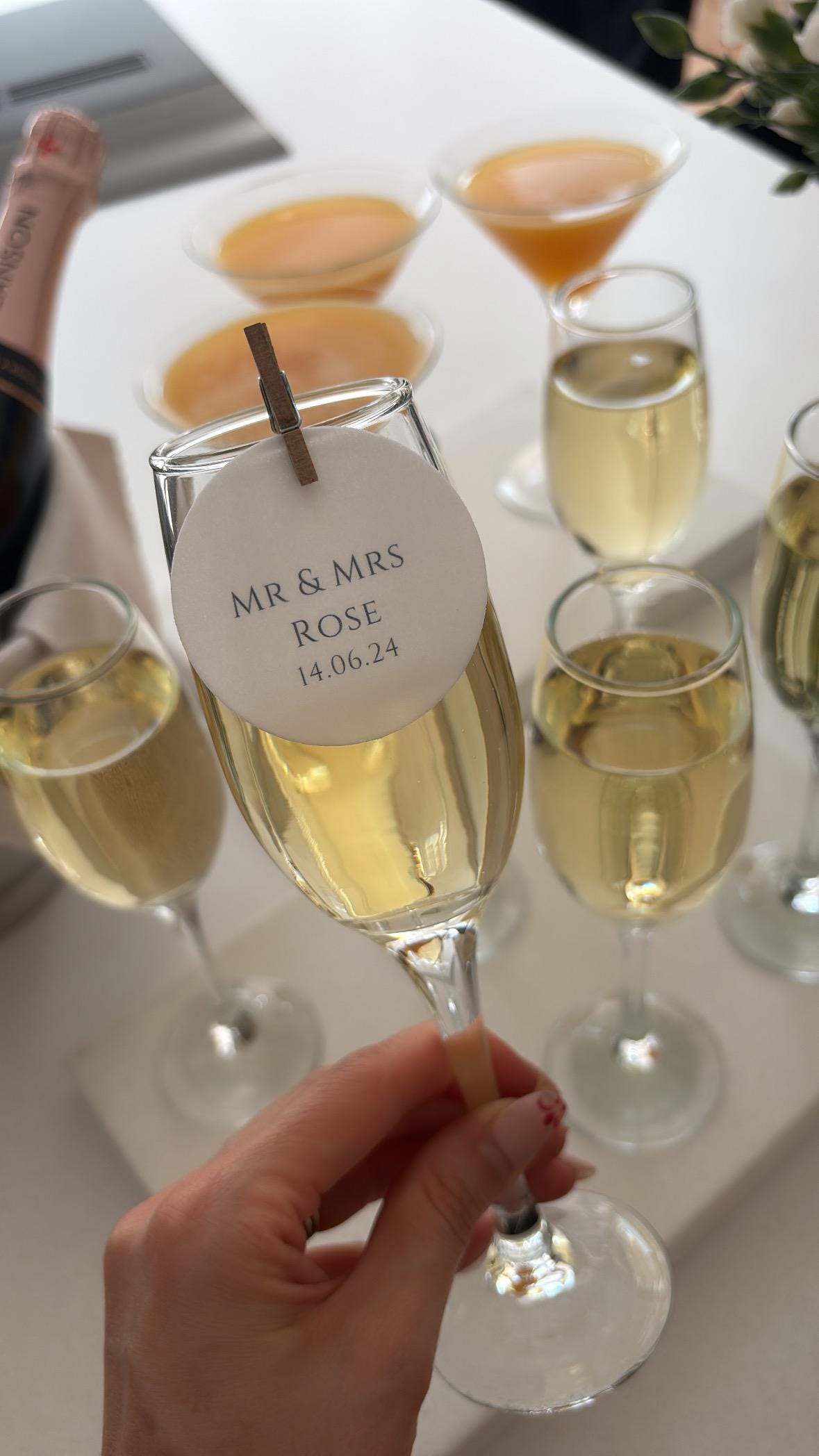 Personalised drink topper | Cocktail toppers | wedding | Events | Premium wafer paper | Party