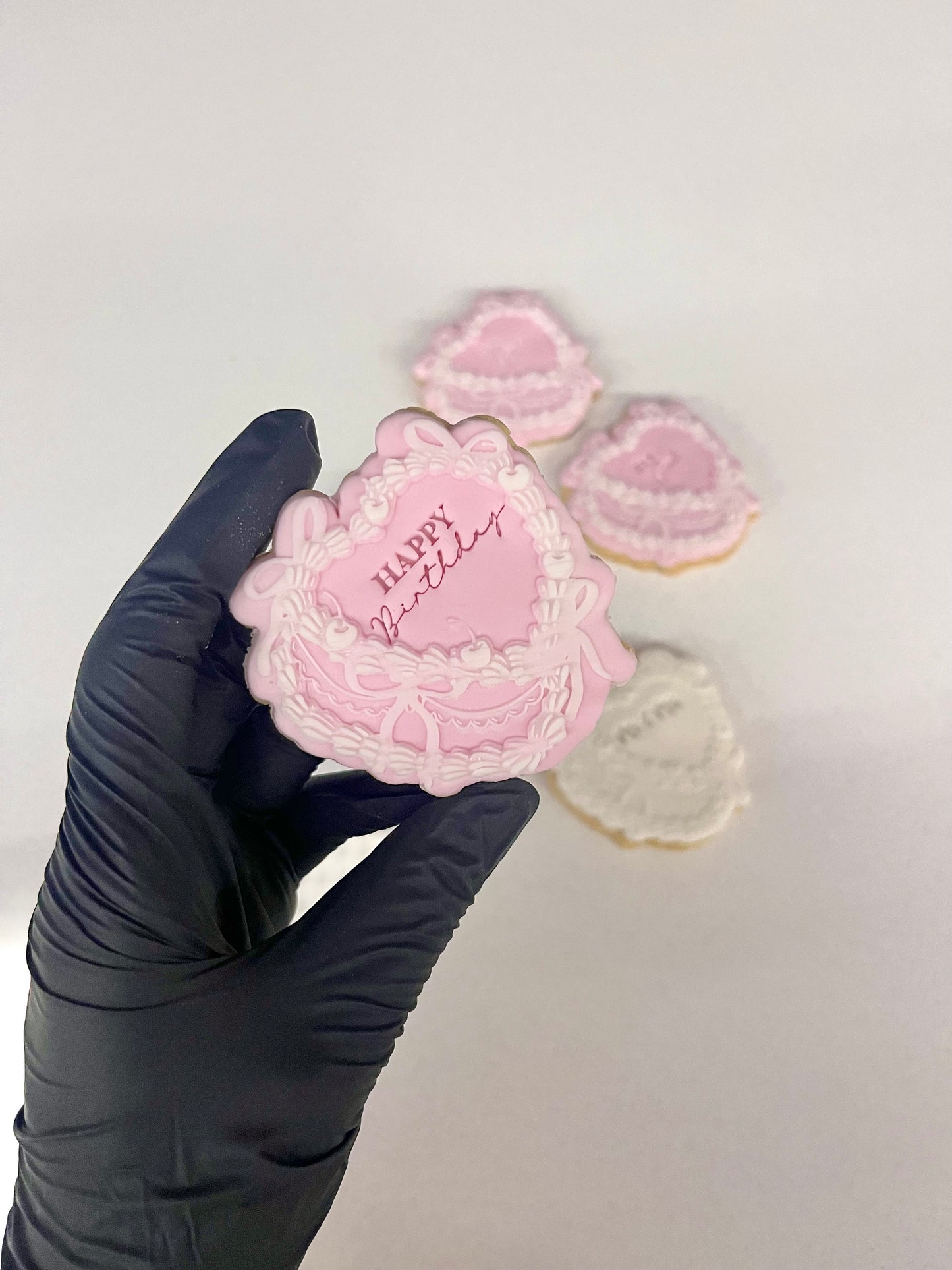 Heart Cake Cookie | Lambeth style biscuit | Lambeth cake | Baby Shower | Birthday | Favour