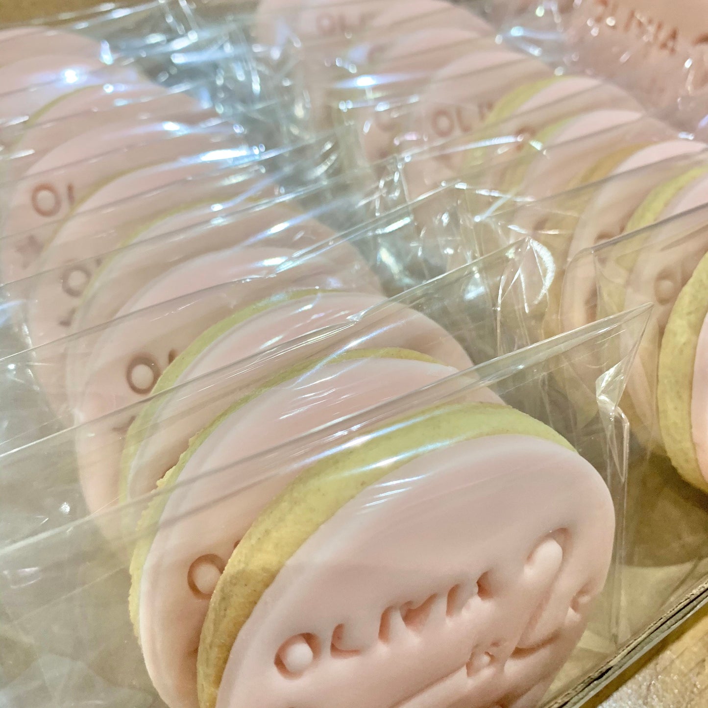 2nd Birthday Biscuits, kids biscuits, party favours, personalised