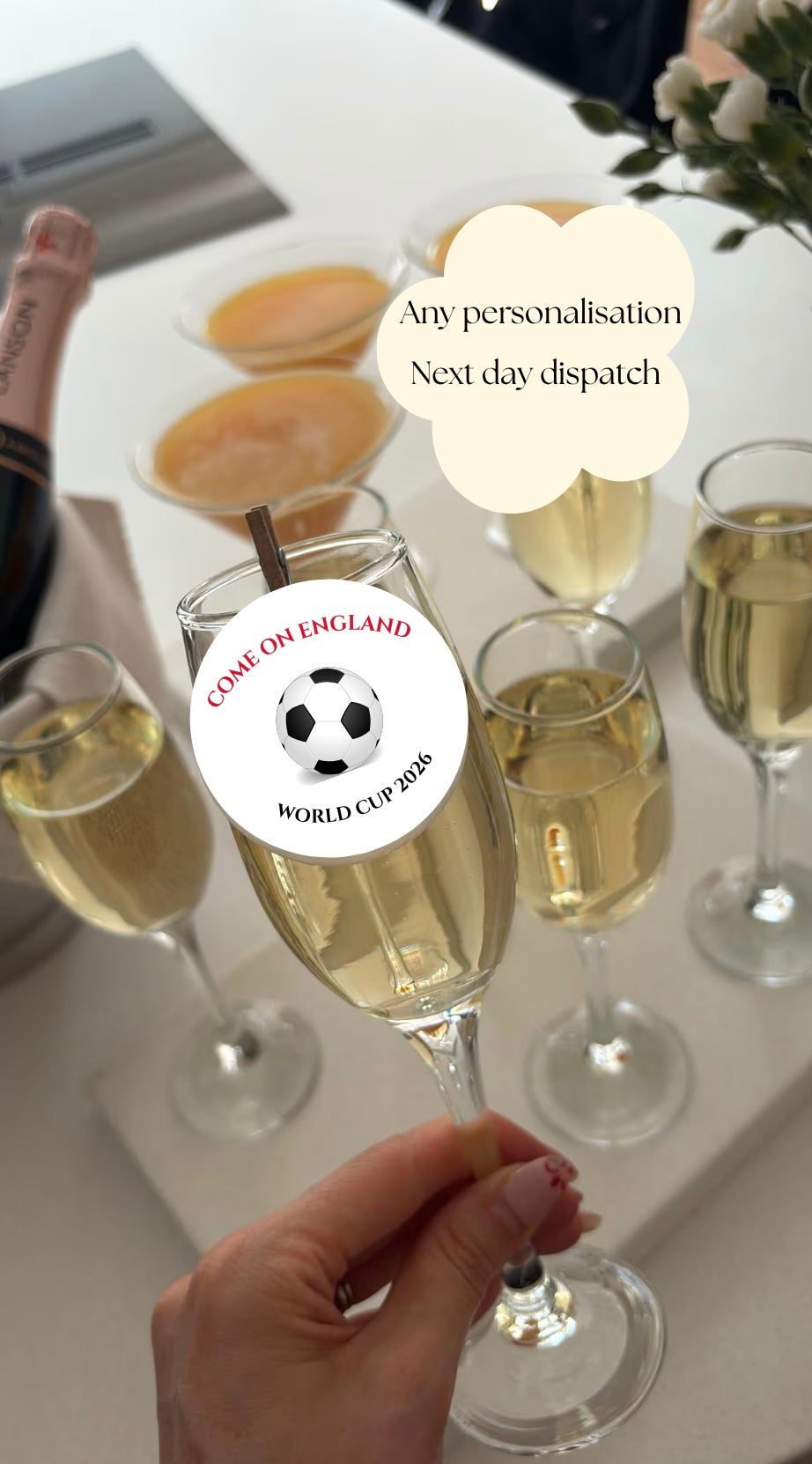 England World Cup drink topper | Cocktail toppers | Events | football