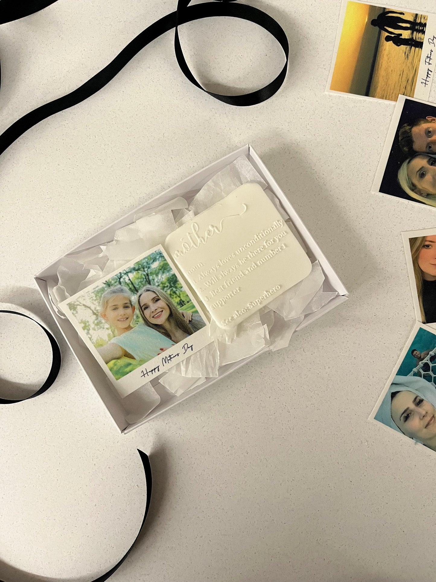 Mothers Day gift | Mum Cookies | Mum Gift | Photo | Polaroid | Personalised biscuits