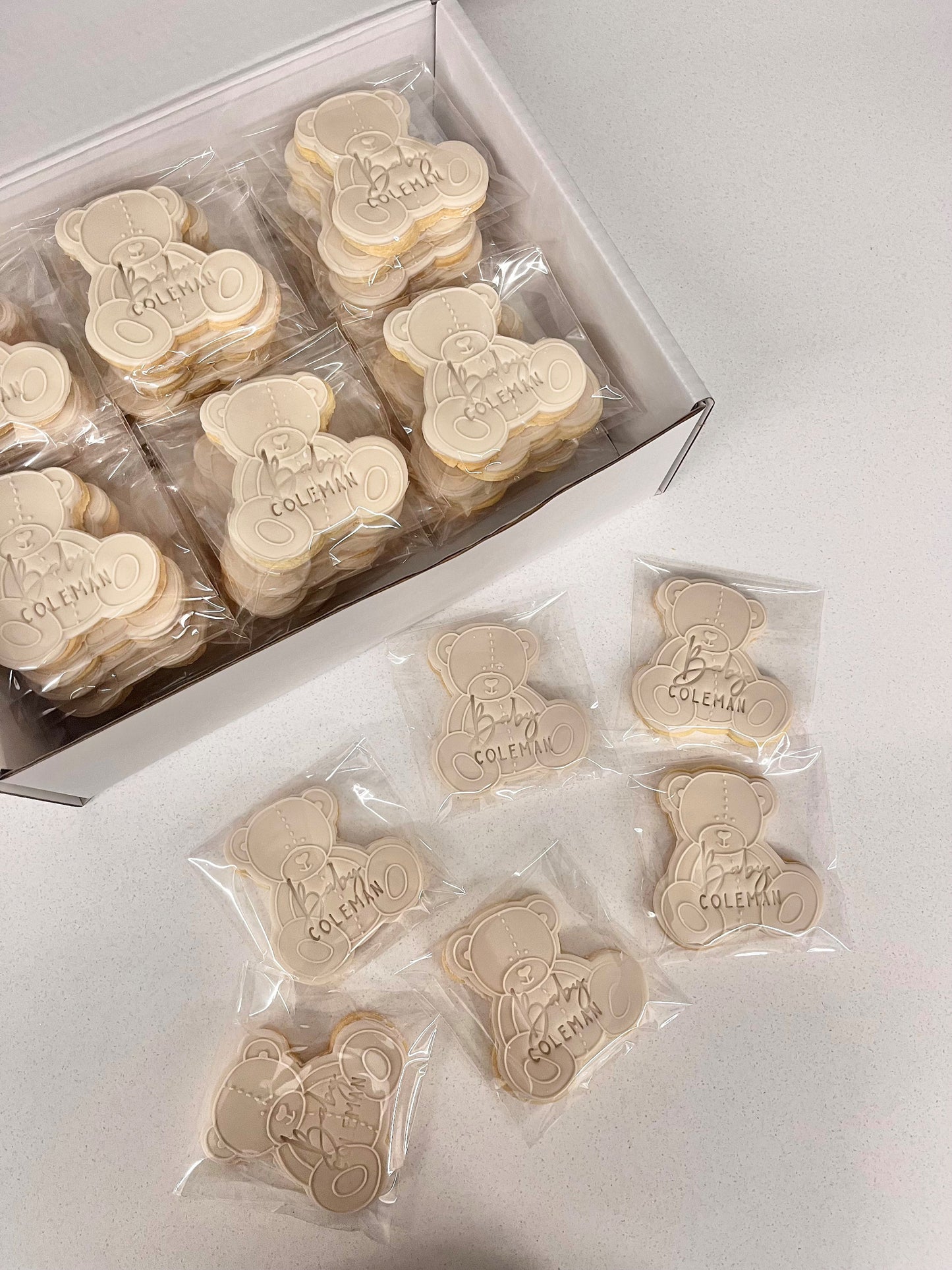 Personalised Teddy Bear Biscuits