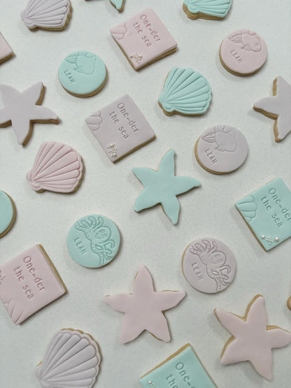 One der the sea | Childrens Biscuits | Party favours | Under the sea theme cookies | Personalised
