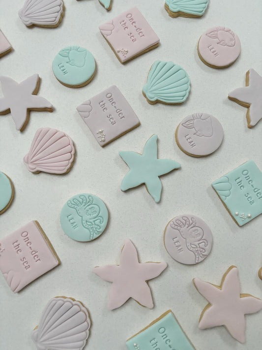 One der the sea | Childrens Biscuits | Party favours | Under the sea theme cookies | Personalised