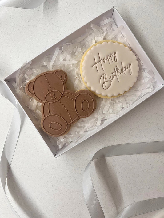 Birthday Cookies | wild one | Birthday Biscuits | Letterbox | bear gift