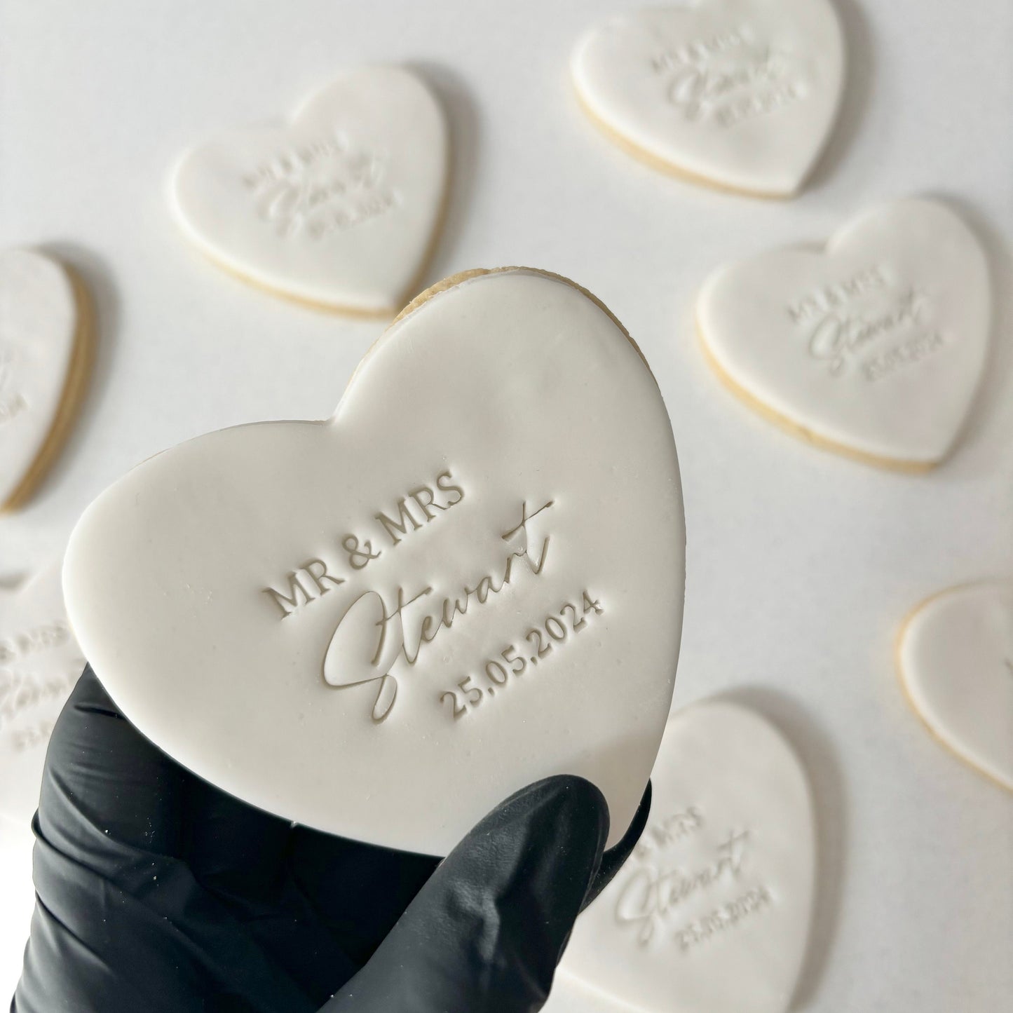 Personalised Wedding Cookies | Biscuits | Favours | MR & MRS
