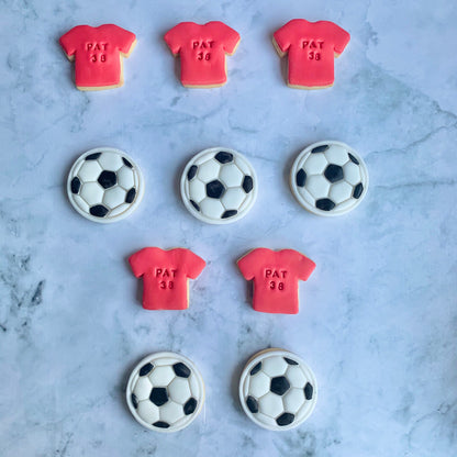 Football theme cookies