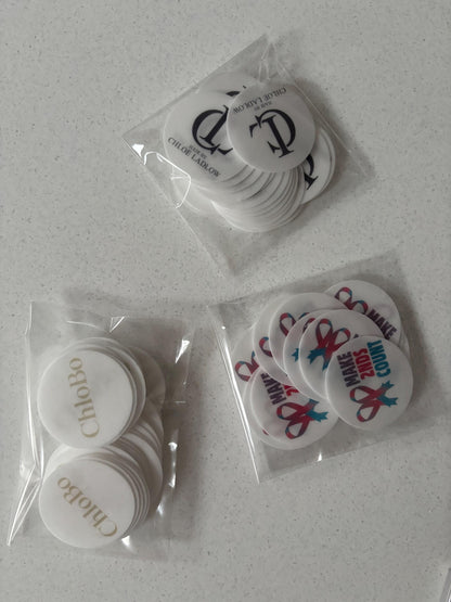 Personalised drink topper | Cocktail toppers | logo | Events | upload design | Corporate | Branded | Premium wafer paper