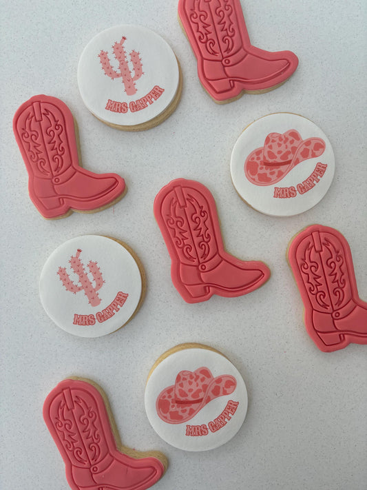 Last rodeo | Hen Do | Cowgirl | Boots | Cactus | Biscuits | Cookies | Personalised
