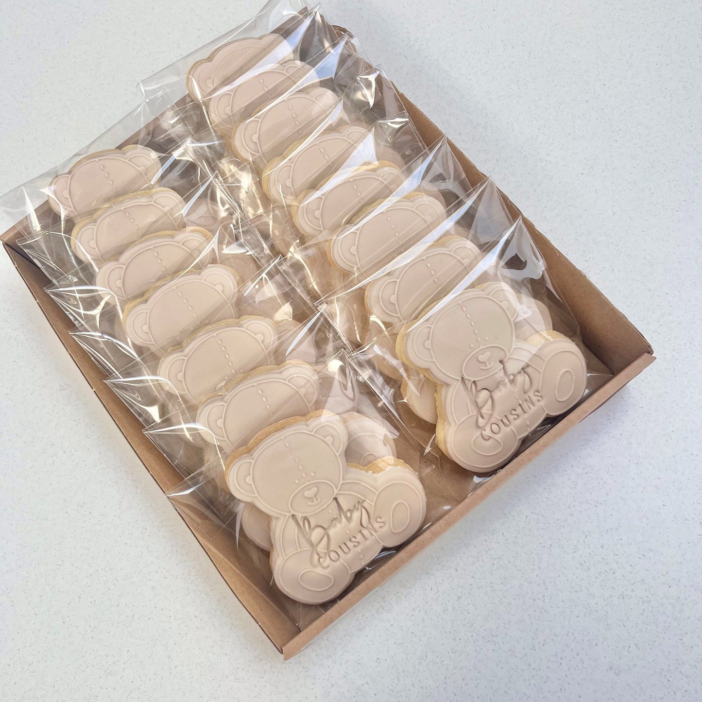 Personalised Teddy Bear Biscuits