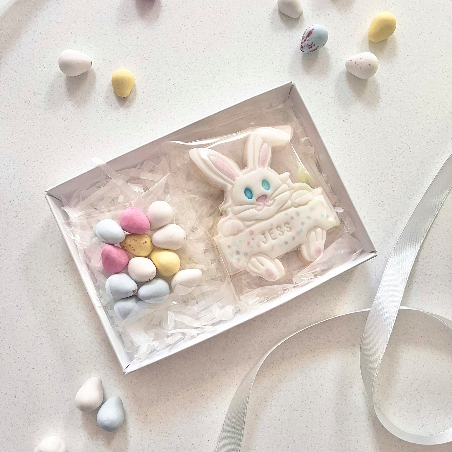Easter gift | Easter Cookies | Mini Eggs | Personalised Easter | Letterbox | Kids easter | Easter Biscuits | Easter Rabbit