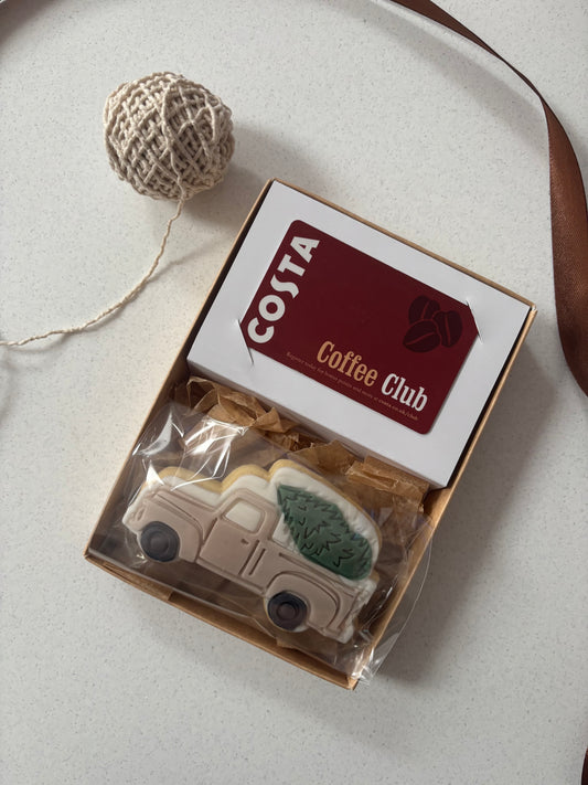 Christmas gift card box | Christmas Cookies | Christmas packaging | Vanilla Biscuits | Christmas voucher