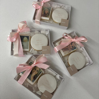 Bridesmaid proposal | Maid of Honour | Gift | Cookies | Biscuits | Personalised | Polaroid | Photo