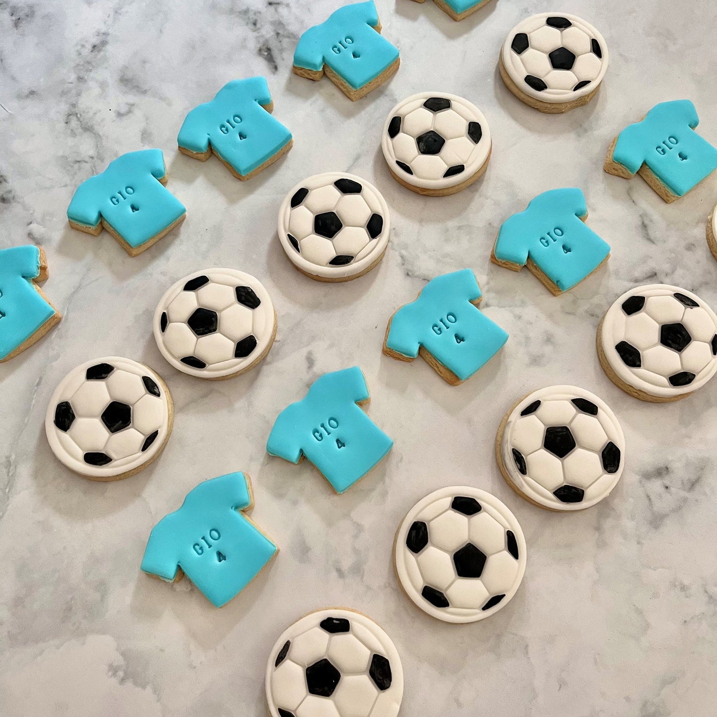 Football theme cookies
