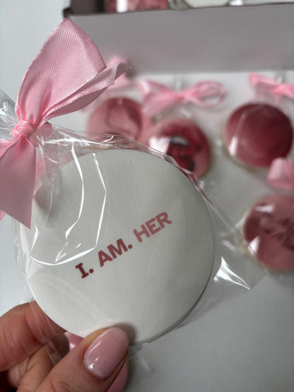 Ribbon tied Company Logo Biscuit | PR | Corporate gift | Corporate Cookies | Business Logo Biscuit | Company gift | Branded Cookie