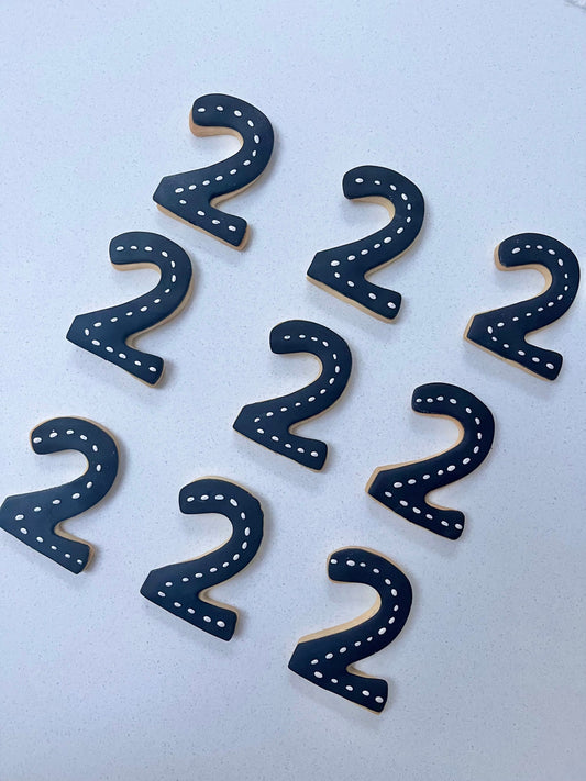 2nd Birthday Biscuits | Two Fast | kids biscuits | party favours