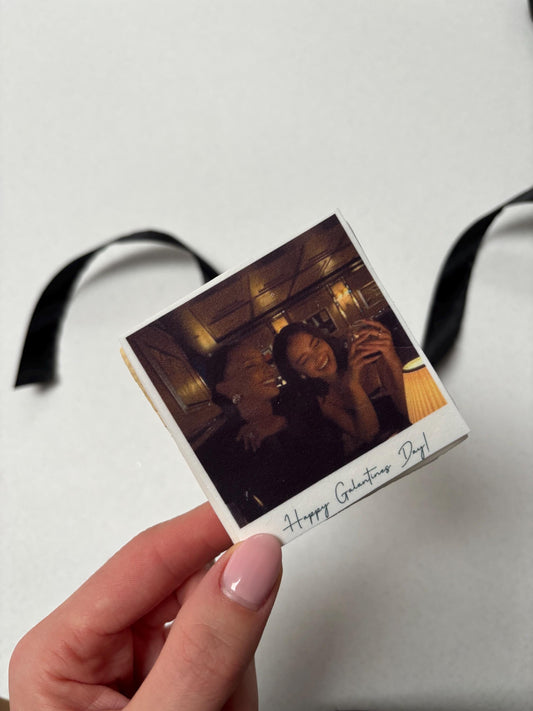 Galentines personalised Polaroid biscuit