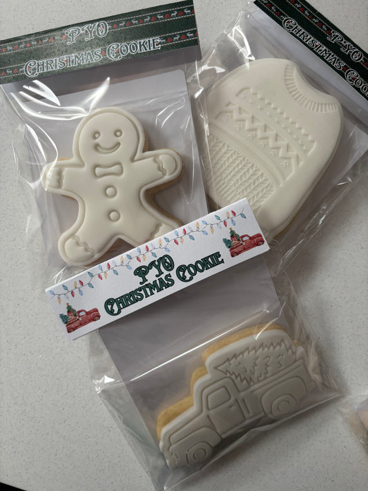 Paint your own Christmas truck | Christmas Cookies | PYO Christmas | Christmas Crafts | Letterbox | Kids | Biscuits