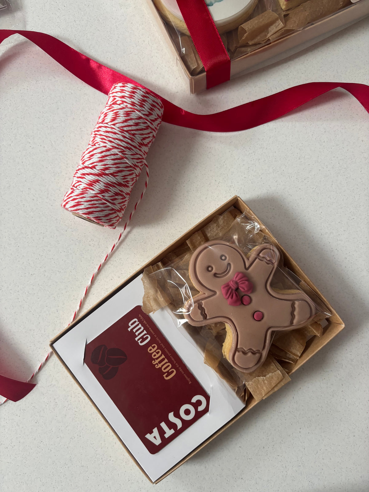 Christmas gift card box | Christmas Cookies | Christmas packaging | Vanilla Biscuits | Christmas voucher
