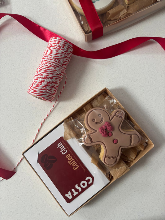 Christmas gift card box | Christmas Cookies | Christmas packaging | Vanilla Biscuits | Christmas voucher