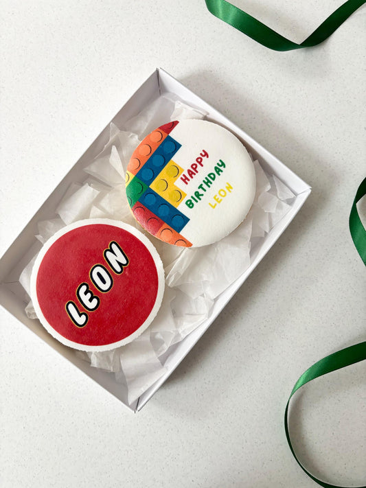 Lego Biscuits | Lego Giftbox | Cookies | Letterbox | Kids Gift | Party Favours