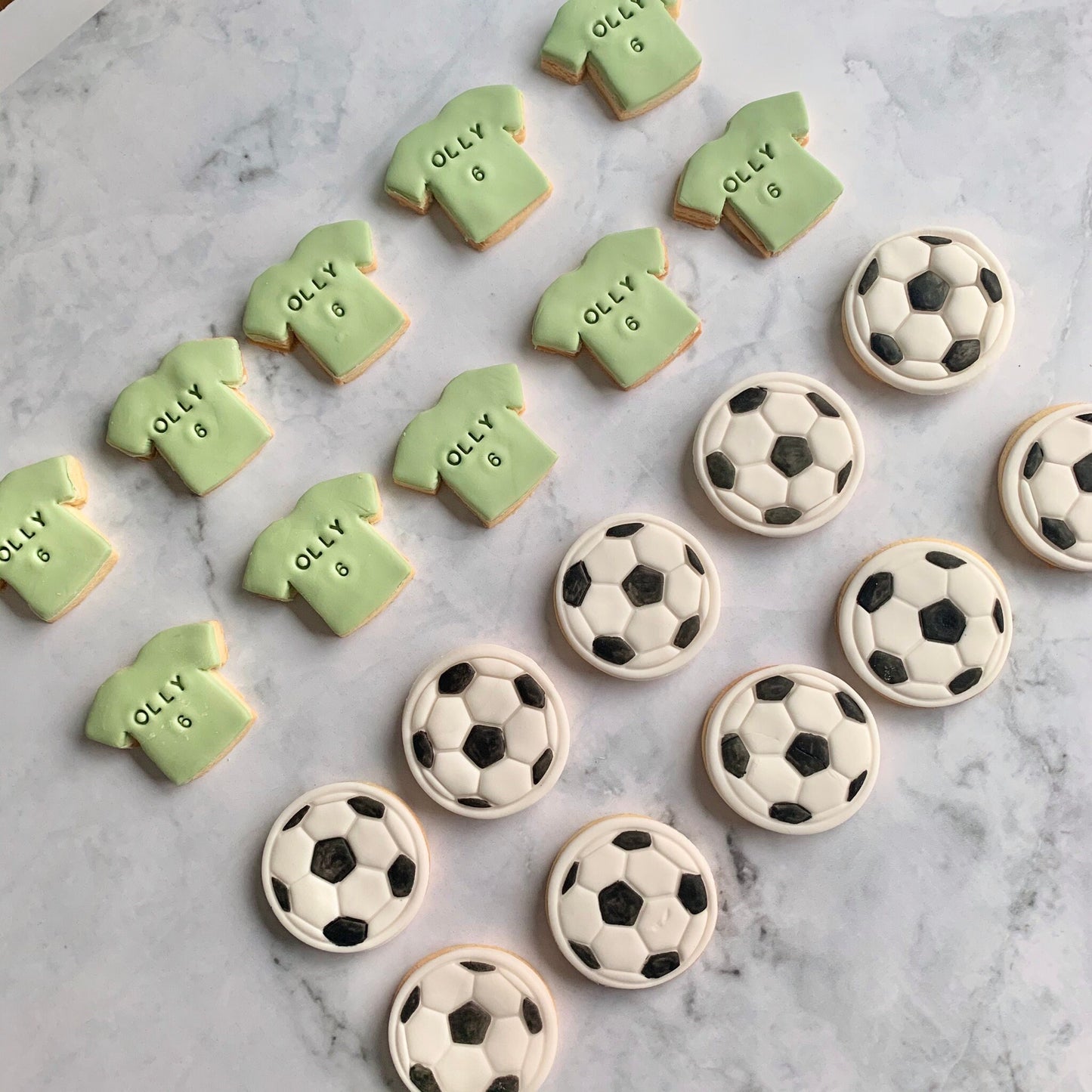 Football theme cookies